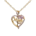 thumbnail image 5 of YYKihy Mothers Necklace For Mom From I Love You Mom Necklace Heart Pendant Jewelry With Box Birthday Mothers Day For Women, 5 of 6
