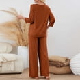 thumbnail image 5 of Leey-World Petite Lounge Sets for Women Ladies' Outfit Women 2 Piece Outfits Sweatsuit Sweatshirt Jogger Sweatpants Tracksuit Lounge Set Clothes, 5 of 8