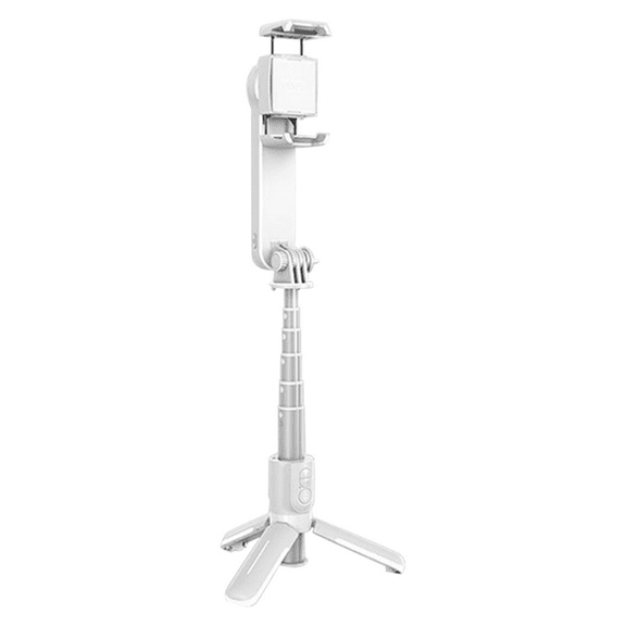 72cm Anti-Shake Mobile Phone Gimbal Stabilizer Bluetooth Selfie Stick Aluminum Alloy Handheld Stabilizer White