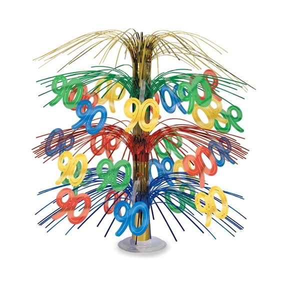 6 Pack Beistle 90th Birthday Party Cascade Centerpiece
