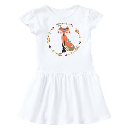 

Inktastic Tribal Forest Fox Cute Woodland Gift Baby Girl Dress
