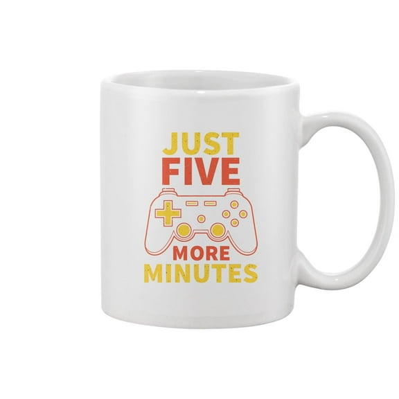 Just Five More Minutes Design Mug -Image by Shutterstock