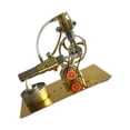 thumbnail image 1 of Cateissary Modelo de laboratorio de vapor en miniatura, juguete eléctrico, motor Stirling de aire caliente Almacenamiento y organización del hogar, 1 of 6