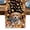 Black, variant on ERUNPONLY Thanksgiving Pumpkins Table Runner - 36 Inch Long Abstract Leaves Country Farmhouse Cotton and Linen Blended Dress Scarves Farmhouse Table Runner for Kitchen Dining, Coffee Table, 13" x 36"