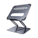 thumbnail image 1 of Soporte de aluminio para portátil con base giratoria de 360 ​​grados y altura ajustable. Gris, 1 of 9