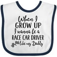 thumbnail image 3 of Inktastic Future Race Car Driver Like Daddy Boys Baby Bib, 3 of 4