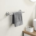 thumbnail image 4 of Barra para toallas de mano de 9,6 pulgadas, soporte para toallas de baño, colgador de paños para platos de cocina, montaje en pared de acero inoxidable SUS304, acero cepillado, longitud tota, 4 of 5