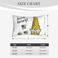 thumbnail image 6 of Fotbe Gnome Sweet Honey Pillow Cases - Envelope Closure - Luxury, Extra Soft, Cooling Pillow Covers - Wrinkle, Fade, Stain Resistant-20"x30", 6 of 9