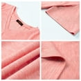 thumbnail image 6 of UVN Blouse for Women Short Sleeve Shirts Summer Casual V Neck Tunic Tops, 6 of 9