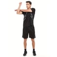 thumbnail image 6 of alpinario Men's Quick-Dry Athletic T-Shirt, Breathable Moisture-Wicking Short Sleeve Loose Fit Gradient Round Neck Gym Casual Running Basketball, 6 of 7