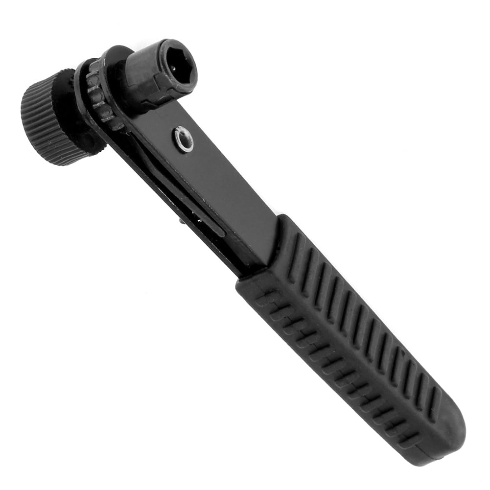 Mini 1/4 Ratchet Wrench Screwdriver Socket Wrench Rods 6.35mm Socket?black