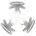 thumbnail image 2 of CutiePlusU Adult Sized Pacifier Large Shield 3 Packs-Gray, 2 of 6