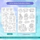 thumbnail image 2 of 4 Sheets 11.6x8.2 Inch Stick and Stitch Embroidery Patterns Non-woven Fabrics Water Soluble Embroidery Stabilizers Afternoon Tea 297x210mmm, 2 of 7