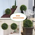 thumbnail image 6 of 22.8 Inch Topiary Balls Outdoor Set of 2, Artificial Cedar Topiary Balls Garden Spheres Hanging Decorative Balls for Patio Garden and Indoor, Wedding Decoration, 6 of 6