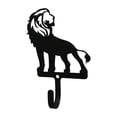 thumbnail image 2 of Home Indoor Modern Decorative Black Lion - Wall Hook Small, 2 of 2