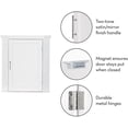 thumbnail image 4 of Armoire Murale d'Angle Somerset - Blanc, 4 of 8