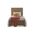 thumbnail image 2 of Camaflexi Baja Platform Bed, Solid Pine Wooden Bed Frame, Twin, Barnwood 100% Solid Wood, 2 of 8