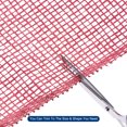 thumbnail image 4 of Unique Bargains PP Burlap Mesh 10' x 10 Yards Decorative Wrapping Ribbon, Red 1 Roll, 4 of 5