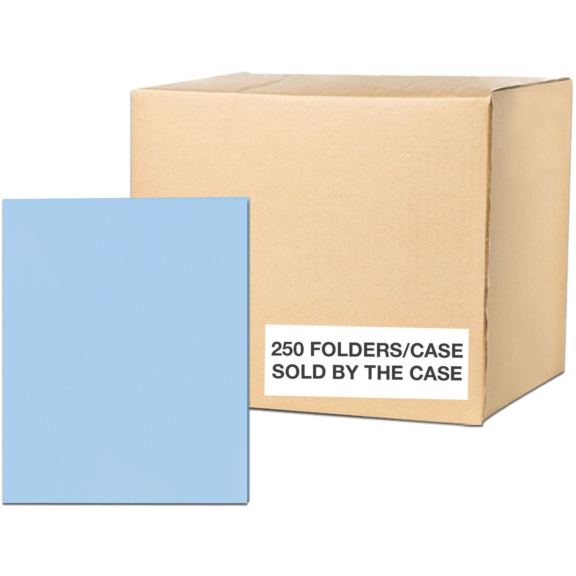 Roaring Spring Case of 10 Boxes of Paper Pocket Folders, 11.75"x9.5