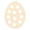 Egg, variant on Ympkerial Classic Easter Wooden Cutouts, Wooden Bunny for Easter Decor, DIY Craft Ornament for Creative Minds, 1 Piece 3 Inch for Making Easter Truly Yours