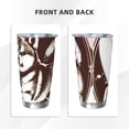thumbnail image 3 of Daiia Vintage Husky Dog Printed 20oz Insulated Coffee Cup with Straw Topper, Fully Spill Proof Travel Coffee Mug, Stainless Steel Tumbler for Work Home Outdoor Car-Without Straw, 3 of 8
