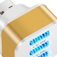 thumbnail image 4 of USB2.0 HUB Adaptador de 3 puertos Cargadores de teléfono rápidos con indicador LED Oro Ehuebsd Para estrenar, 4 of 8
