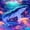 Humpback Whale Swimming Neon Jellyfish, variant on 31"x8" Translucent Jellyfish Floating Deep Blue Complete Skateboards for Beginners, Double Kick 7 Ply Maple Deck Skateboard with Wheels, Gifts for Kids Teens