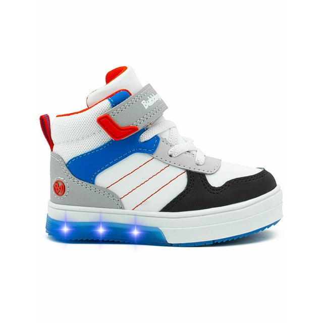 Tenis Bota Con Luces Bubble Gummers VancouverIII Blanco/Rey blanco 14