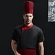 thumbnail image 2 of Billuyoard Gorro Forchef desechable para uniforme de cocina y restaurante Gorro Forchef desechable uniforme de hotel alto Cocina y Comedor Azul marino, 2 of 5
