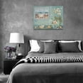 thumbnail image 5 of Farmhouse Floral Wall Art, Rustic Canvas Painting for Bathroom Decor, 16'x12' Framed Artwork, 5 of 5