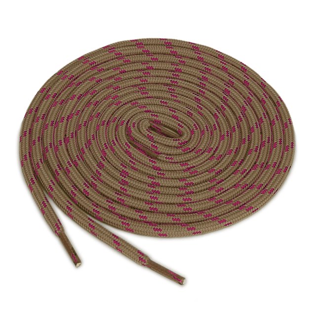 Cordonas Cintilla uxcell 3 Pares Antideslizantes Resistentes Al Agua 100cm Marrón Claro Fucsia
