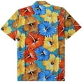 thumbnail image 2 of Men's Hawaiian Shirt Short Sleeve Button Down Casual Beach Aloha Shirts, 2 of 10