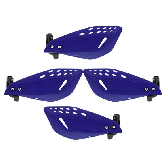 Worgeous 2 Pairs Motorcycle Handlebar Hand Guards Plastic Handguards Wind Protector Hand Guards For Motocross Dirt Bike Handguard Motorcycle Accessories