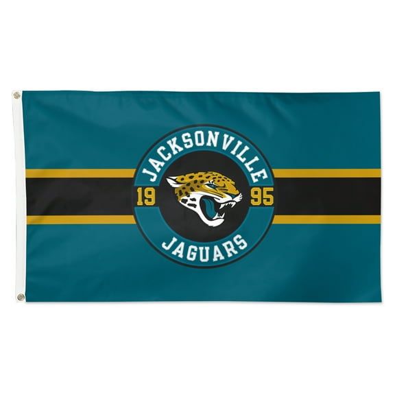 WinCraft Jacksonville Jaguars 3' x 5' Applique Flag