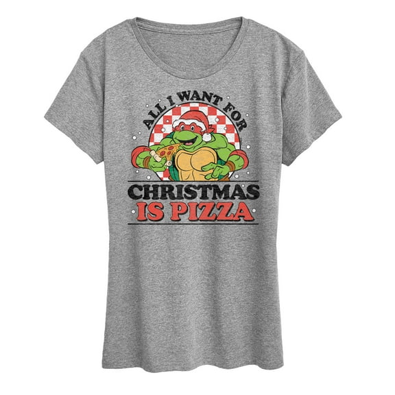 Teenage Muntant Ninja Turtles - All I Want For Christmas - Women's Short Sleeve Graphic T-Shirt