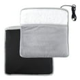 thumbnail image 6 of Portable USB Heated Foot Warmer, 11.4" x 11.8" Small Sherpa Throw - Mini Electric Blanket with Fast Heat Settings for Foot, Lap & Back Use, 6 of 7