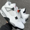thumbnail image 3 of Ni - ke Size 14 - Air Jordan 4 Retro OG 2025 White Cement, 3 of 5