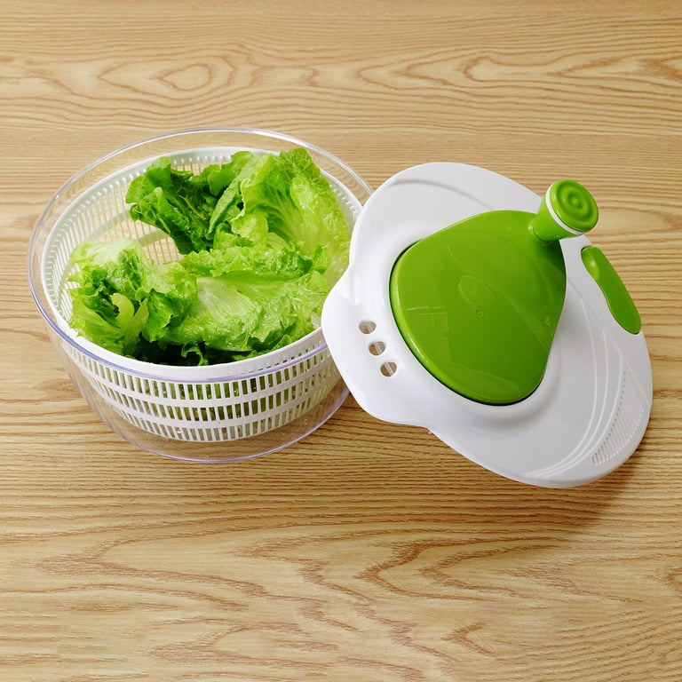 Farberware Professional Plastic 2.4 lb Salad Spinner Green with White Lid, Size: Promo
