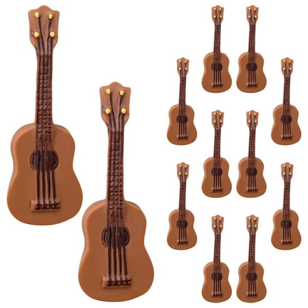 20pcs Miniature Guitar Models Small Musical Instrument Collectibles Decorative Accessories for Music