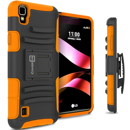 CoverON LG Tribute HD / X Style Case, Explorer Series Protective Holster Belt Clip Phone (Best File Explorer For Windows Phone)