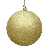 Vickerman 12" Gold Sequin Ball Ornament