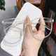 thumbnail image 2 of Gafas transparentes Anti luz azul para hombres y mujeres, montura redonda, gafas de moda coreana, protección óptica para los ojos, gafas （B-gray Anti Blue Light, 2 of 5