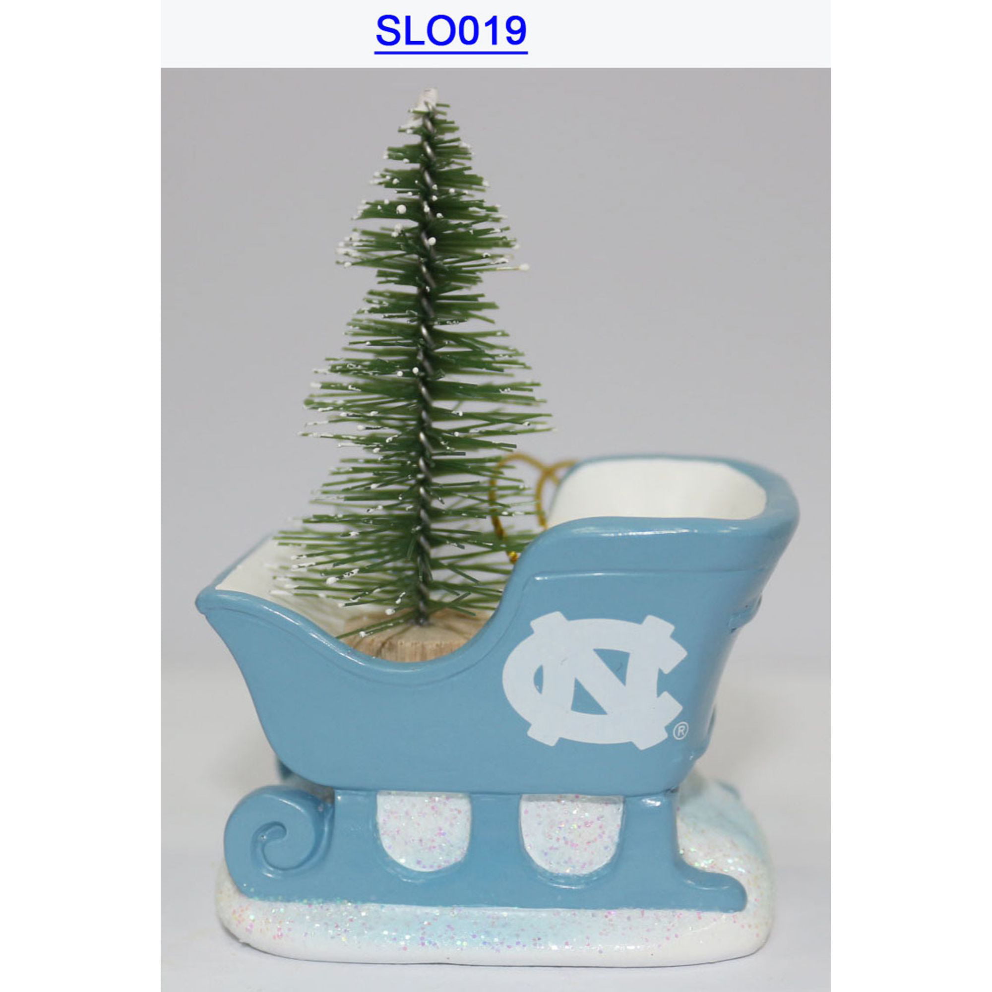United features Snoopy dog bowl sledding ornament Xmas holiday tree