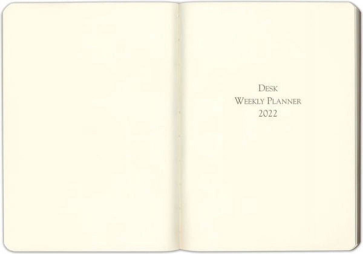 Gallery Leather 2022 Super Sonic Cambridge Weekly Desk Planner, 8"x5.5"