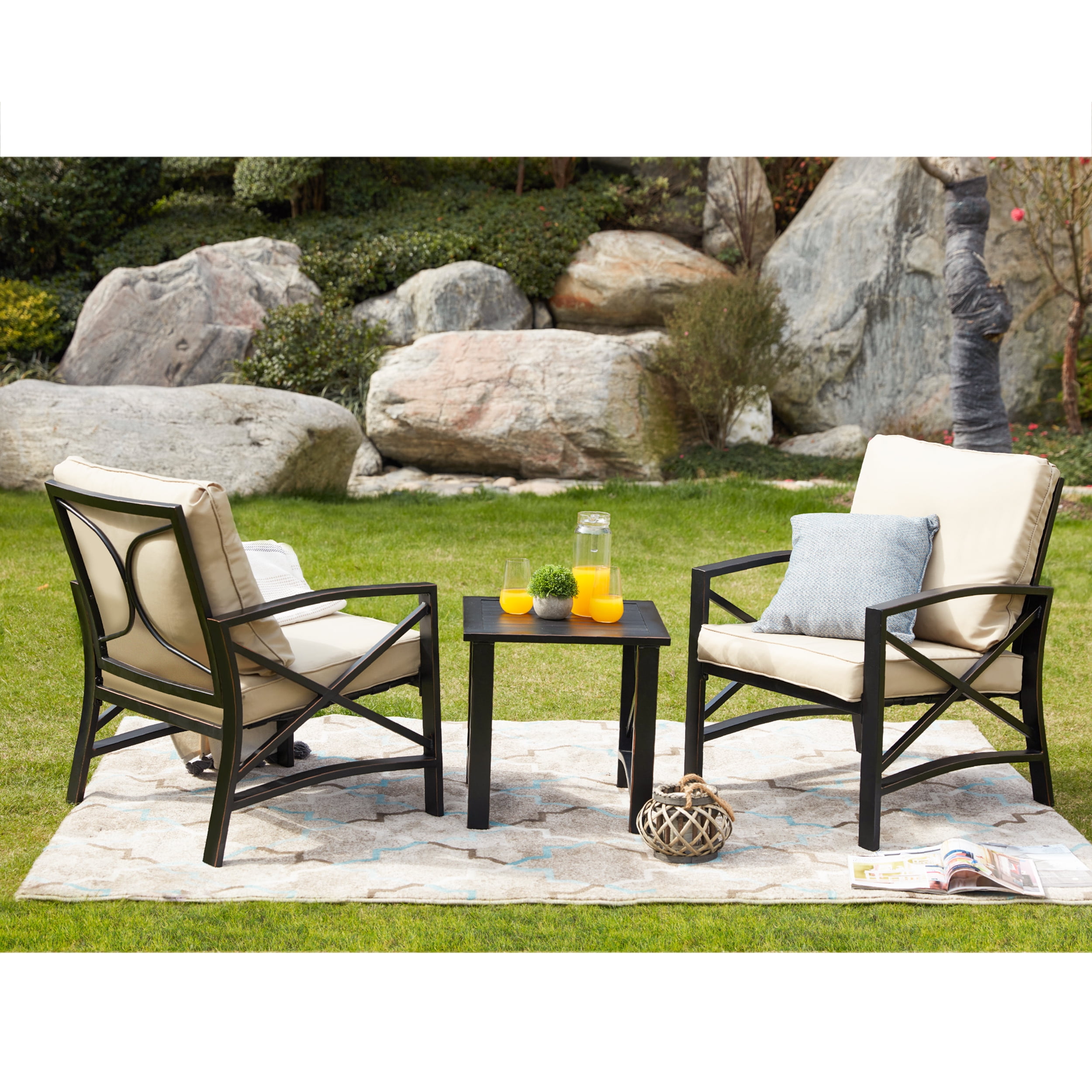 3Piece Outdoor Conversation Set