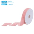 thumbnail image 2 of Uxcell Velvet Ribbon 1" x 10 Yard Single Face Spool Silky for DIY Crafts Gift Wrapping Bow Decoration Light Pink, 2 of 5
