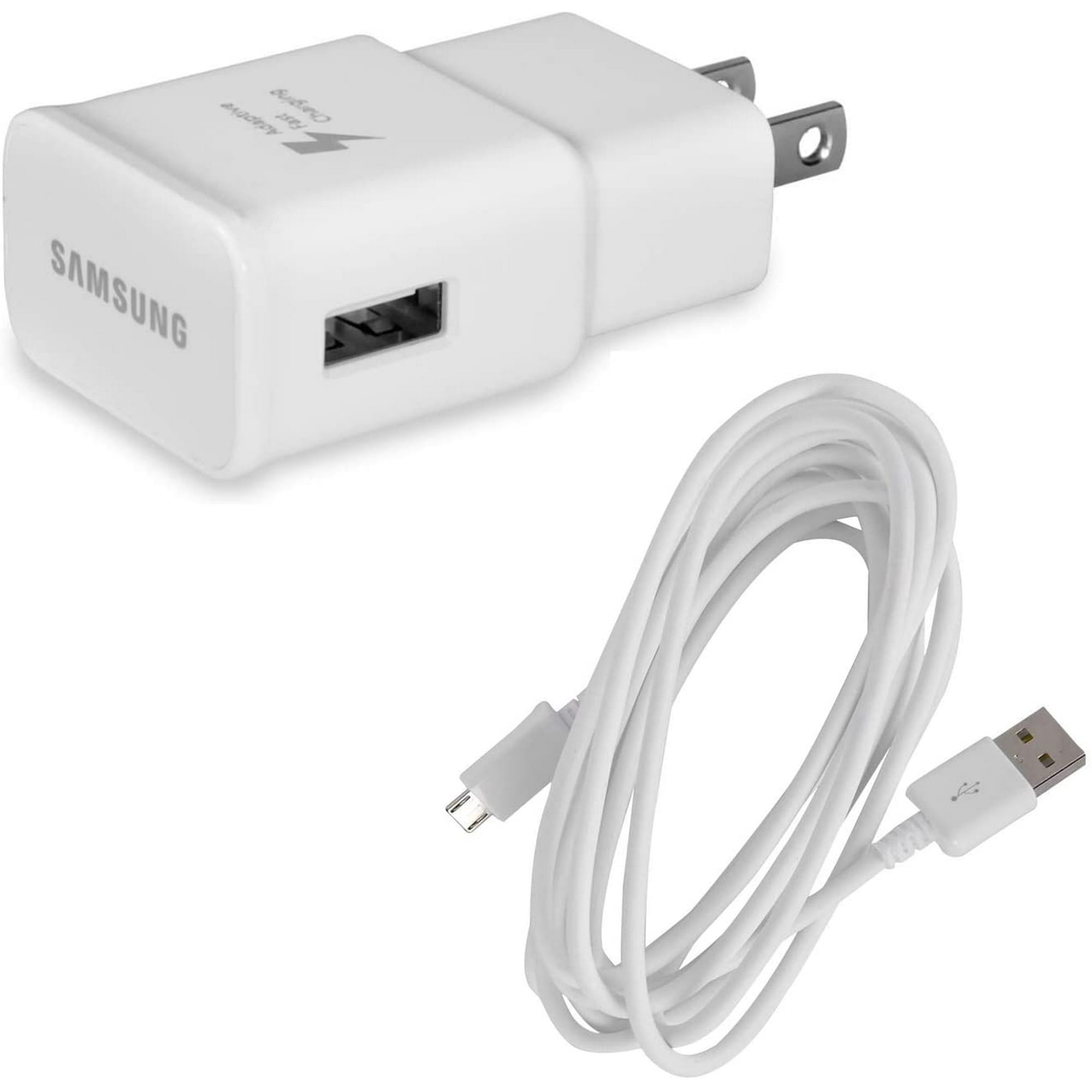 Samsung Fast Charger EP-TA20JWE and 3 Meter Micro USB Cable for Galaxy S7 /  S7 Edge / S6 / S6 Edge/Note 5 / Note 4 / J2 | Walmart Canada
