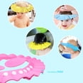 thumbnail image 2 of Baby Shower Hat, 3 pcs Adjustable Visor Bathing Caps For Kids Shampoo Eye and Face Protection, 2 of 5