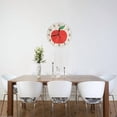thumbnail image 3 of Zhmjortal Fruit Wall Clock Silent Non-Ticking Kitchen Desk Decor Clock Battery Operated Quartz Analog Round Clocks 10 in for Bedroom Bathroom Living Room, 3 of 7