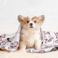 thumbnail image 4 of Disketp Pink Butterflies (2) Dog Blanket/Bed Cover for Dogs and Cats,Puppy Essentials-Medium, 4 of 8
